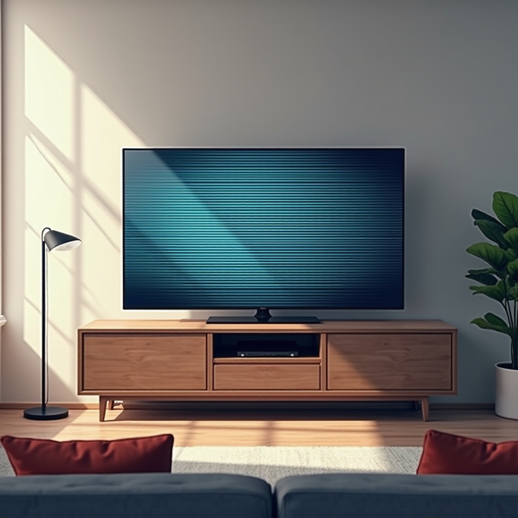 vizio tv lines on screen