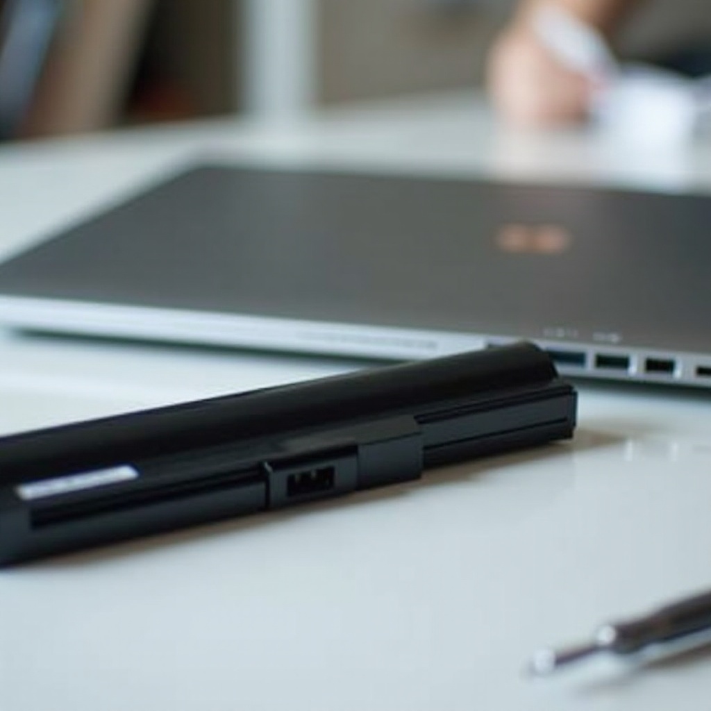 как установить батарею в ноутбук Dell