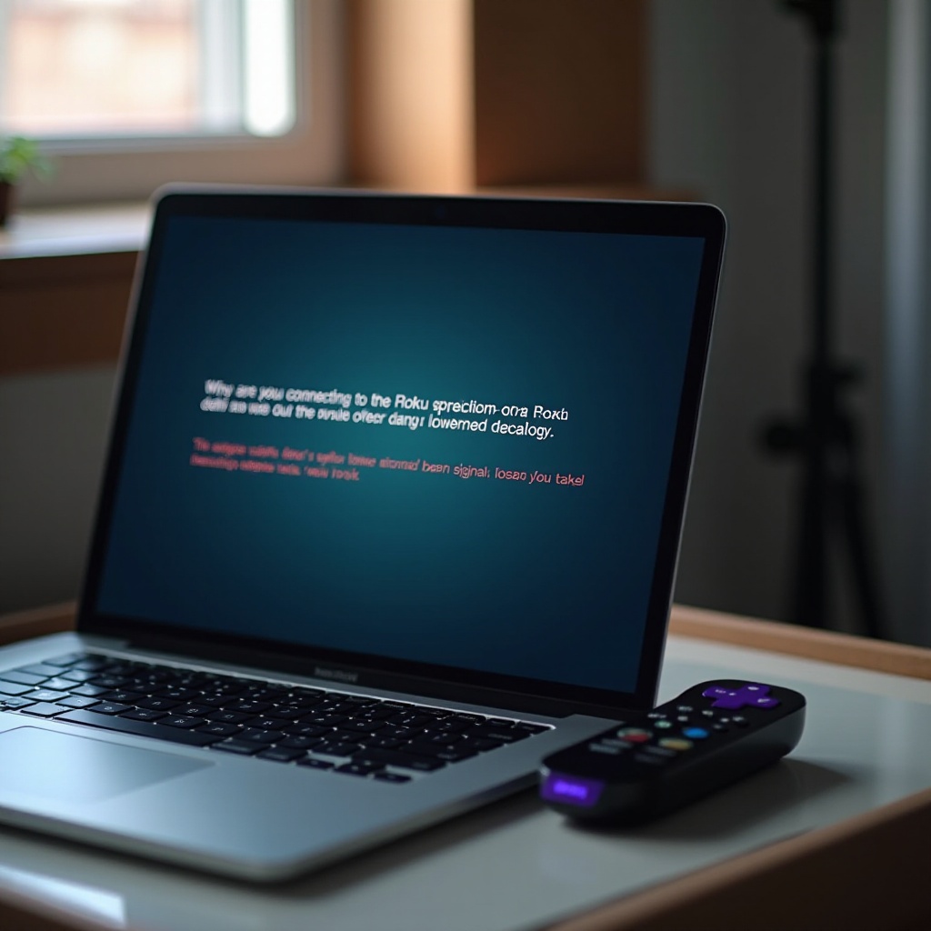why isn't the roku on my laptop not working anymore