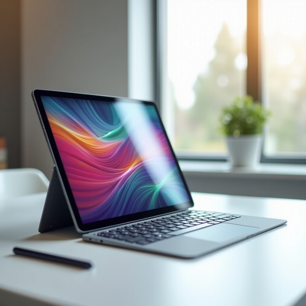 таблет с Windows и клавиатура