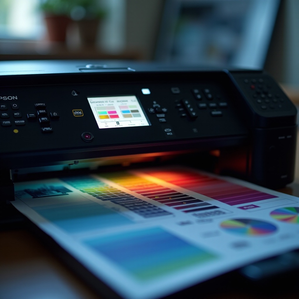 принтерът Epson не печата правилно цветовете