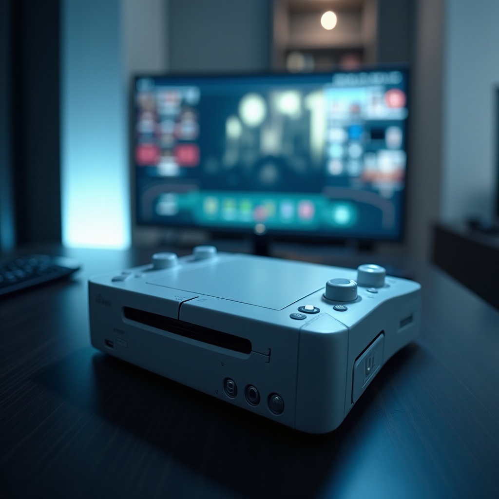 وحدة تحكم الوي تومض