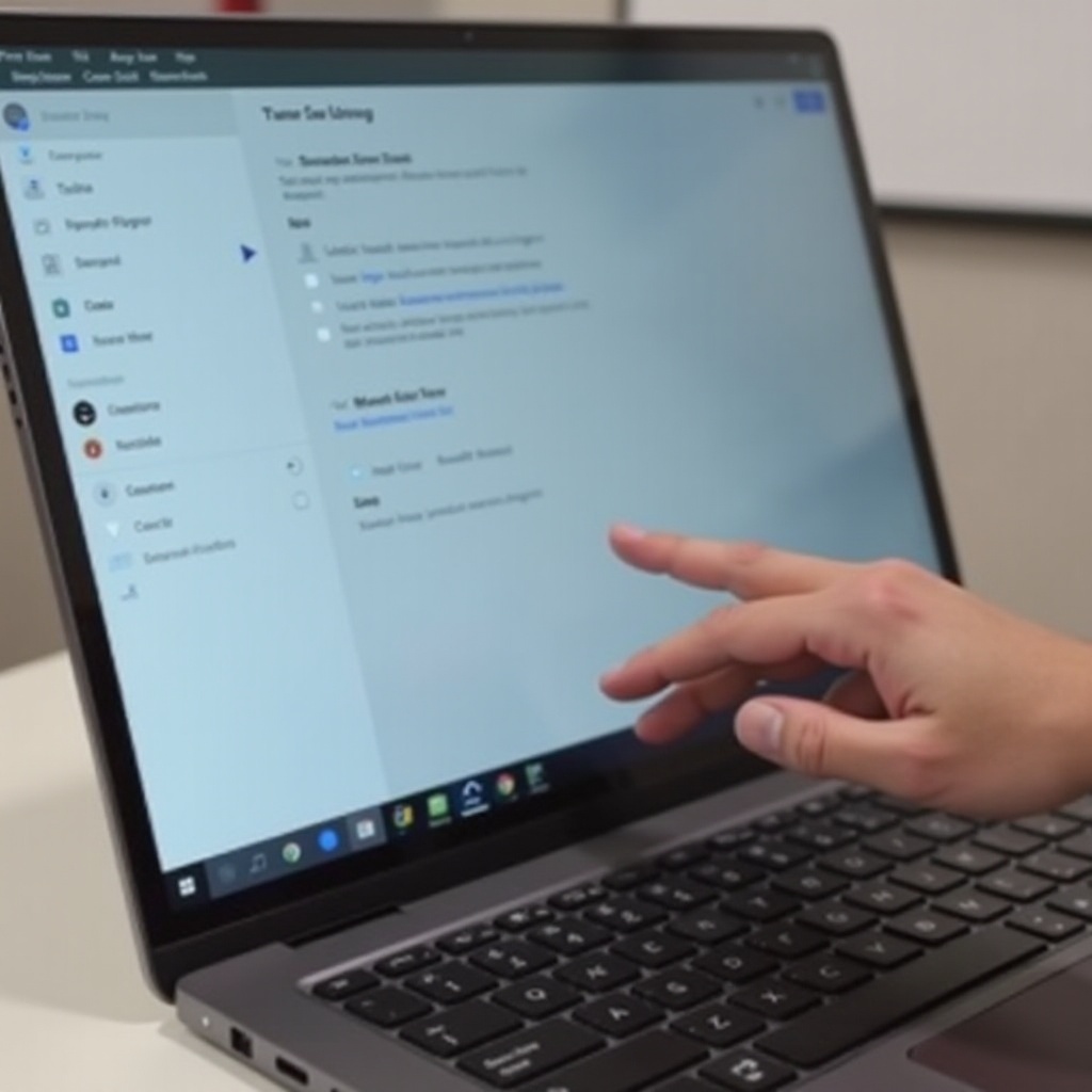 how to use cursor settings on chromebook