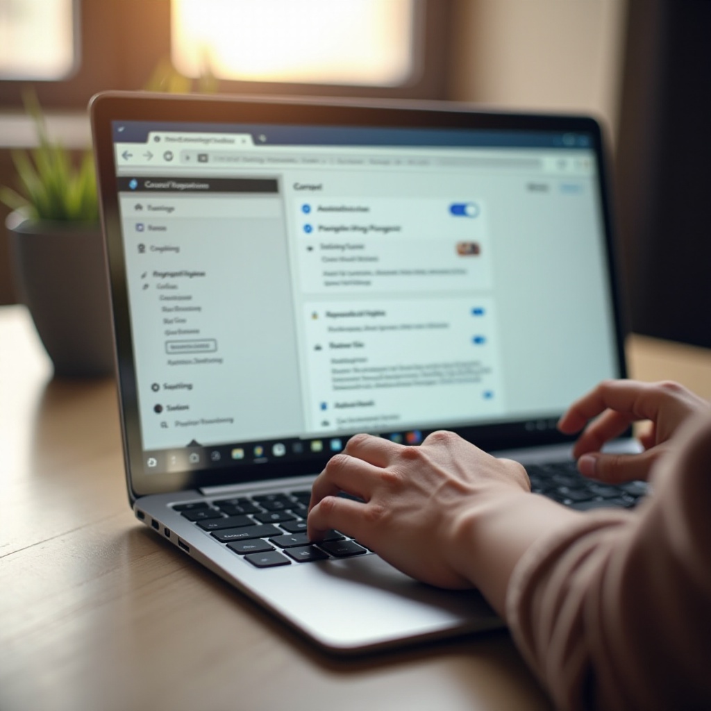 jak zmienić kursor na chromebooku bez rozszerzenia