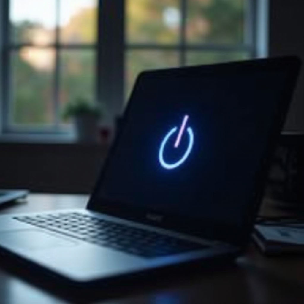 acer laptop wont turn on blue light on