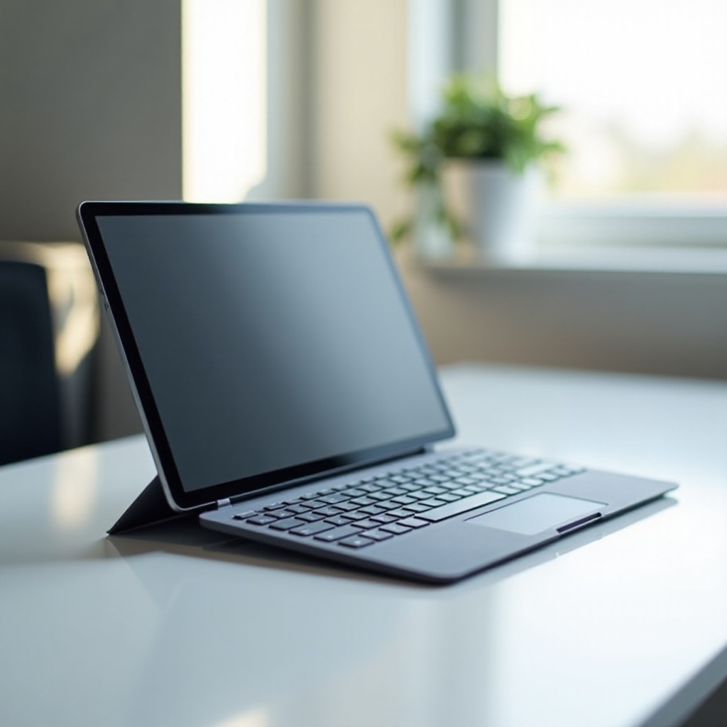 таблет с Windows и клавиатура