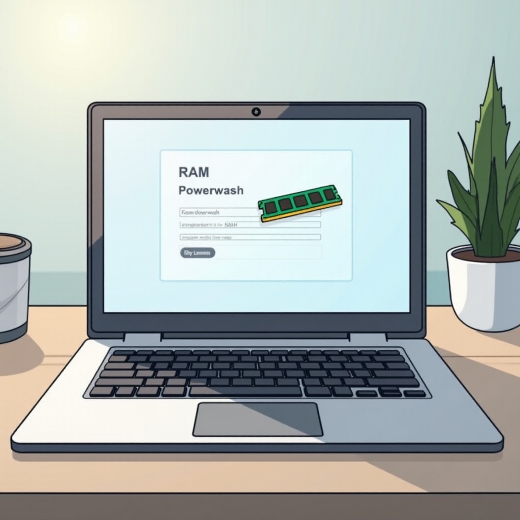 czy powerwash na moim Chromebooku zresetuje pamięć RAM