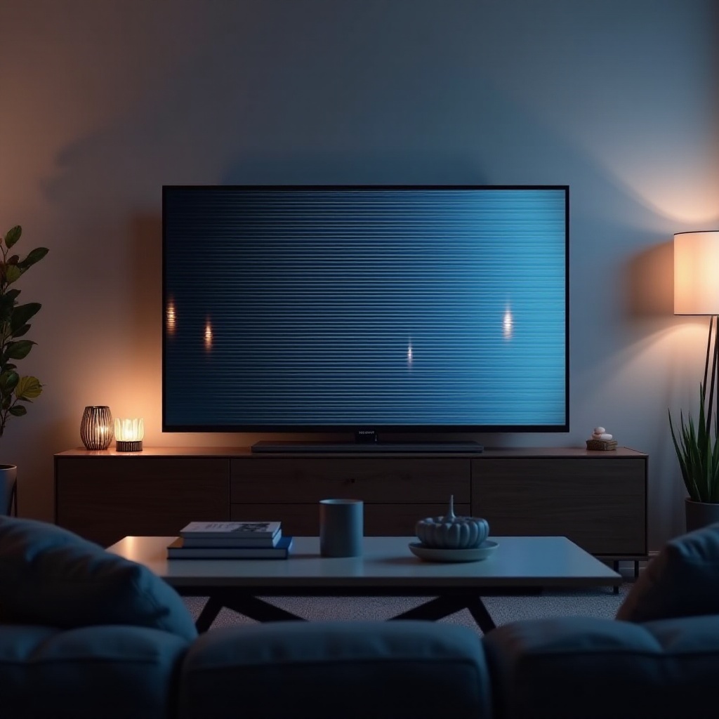 čáry na obrazovce televize Vizio