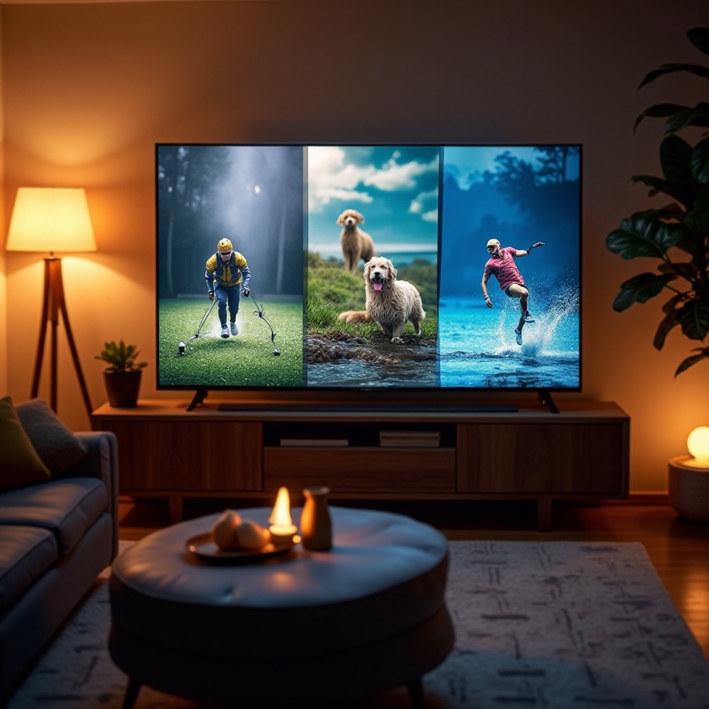 настройка резкости на телевизоре