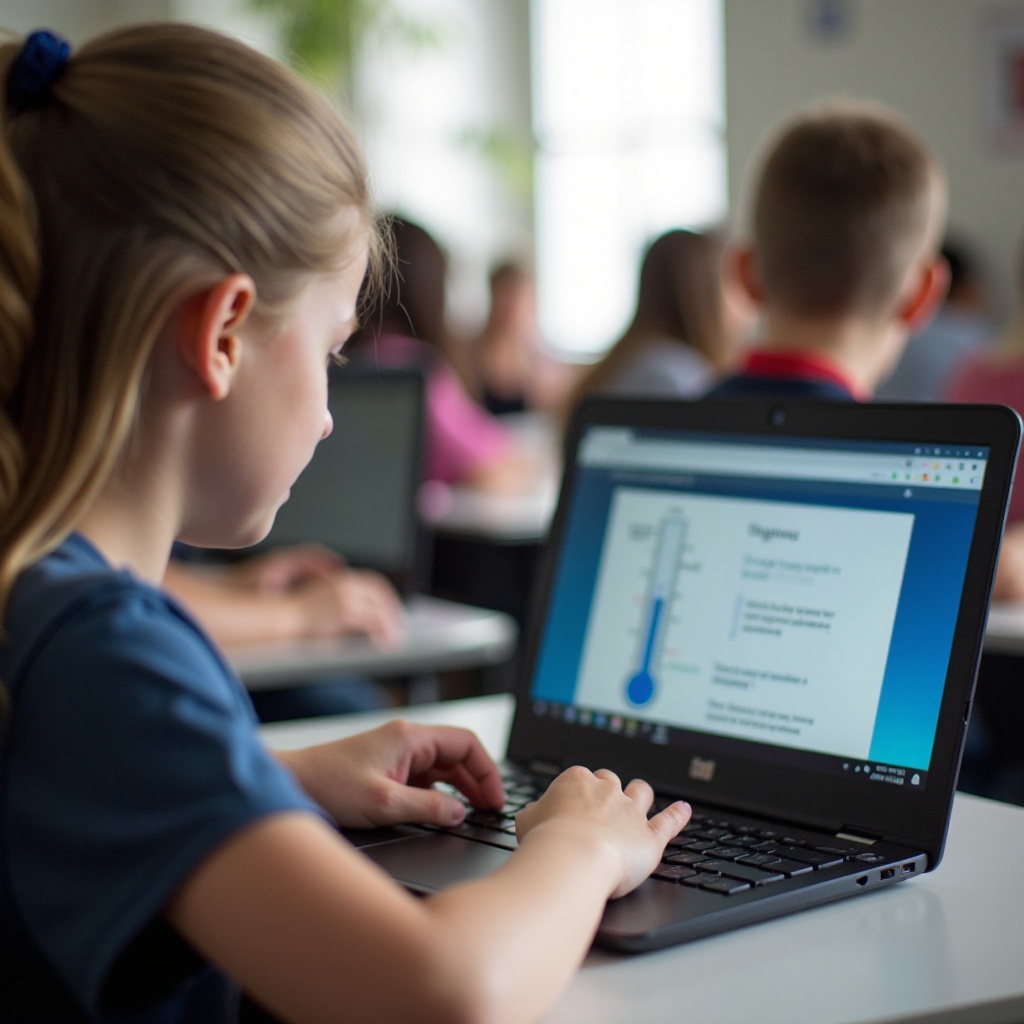 как да напиша символа за целзий на училищен chromebook