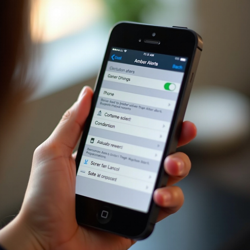 what is amber alert in iphone