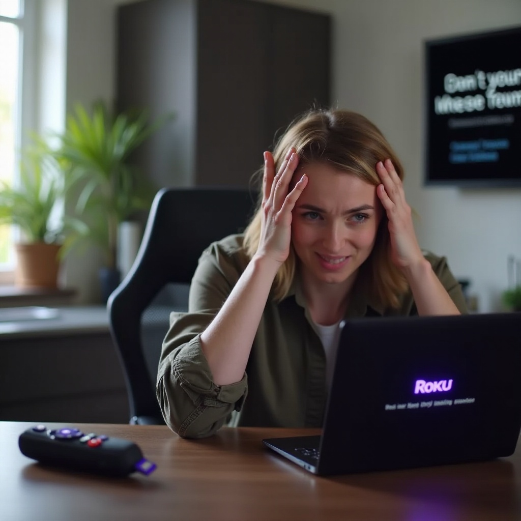 почему Roku на моем ноутбуке больше не работает?