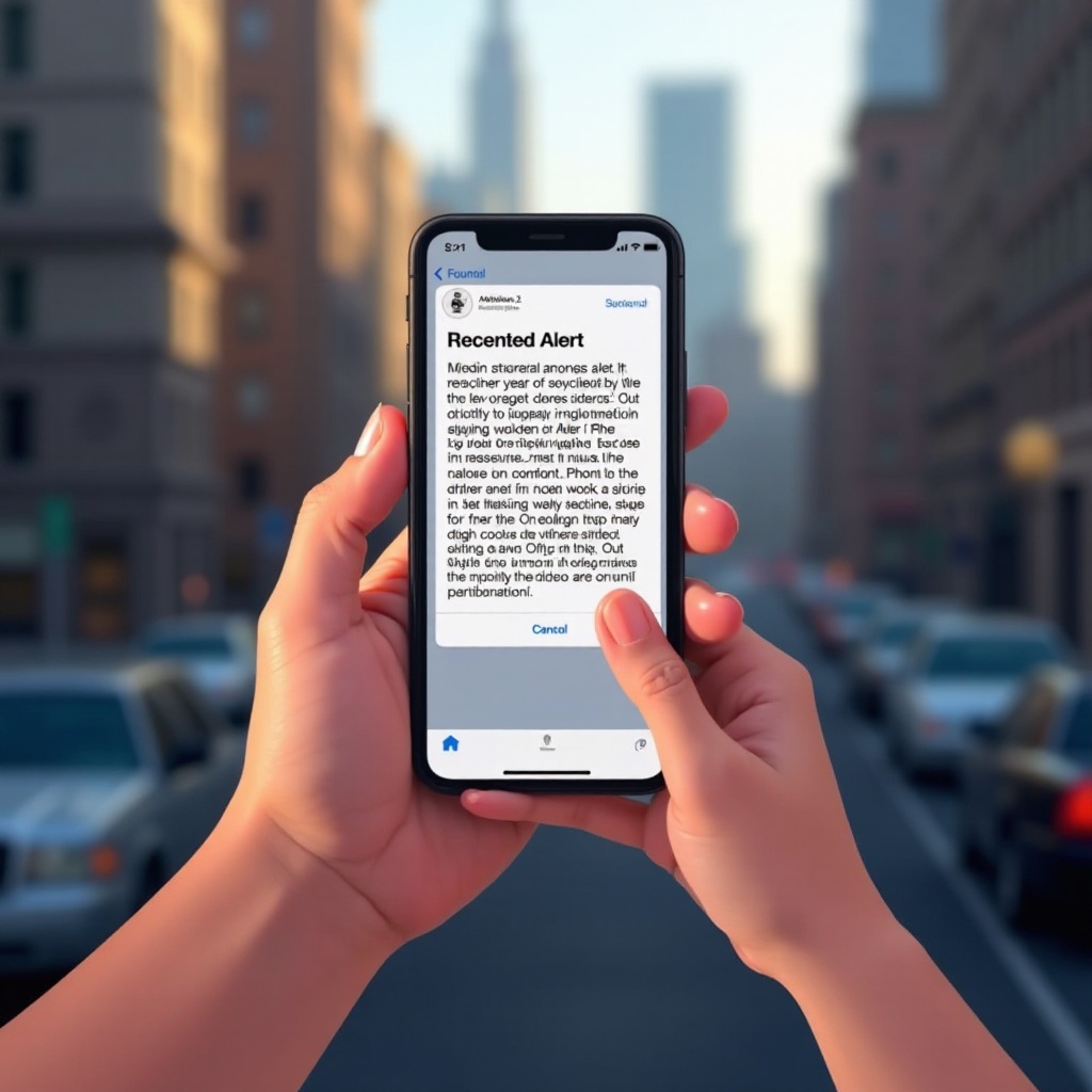 what is amber alert in iphone