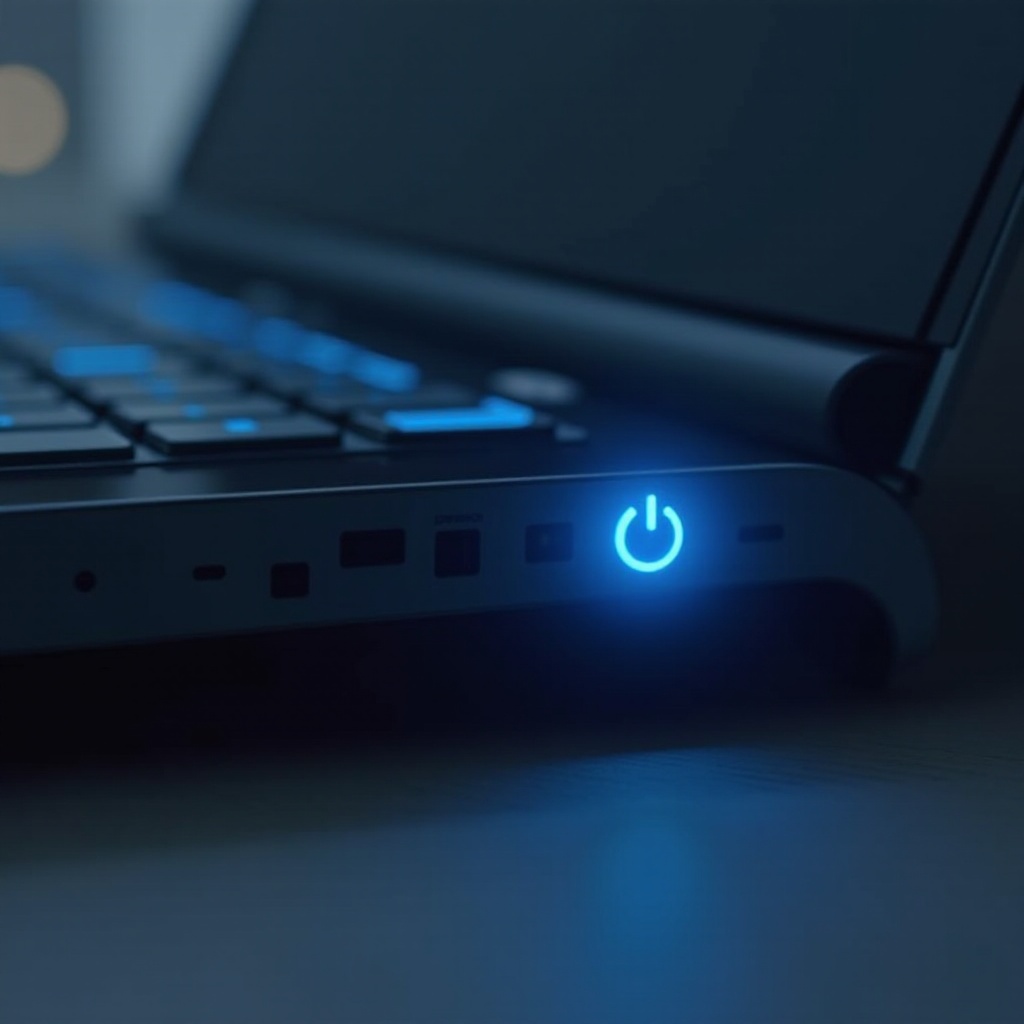جهاز اللابتوب من Acer لا يعمل ولكن الضوء الأزرق مضاء