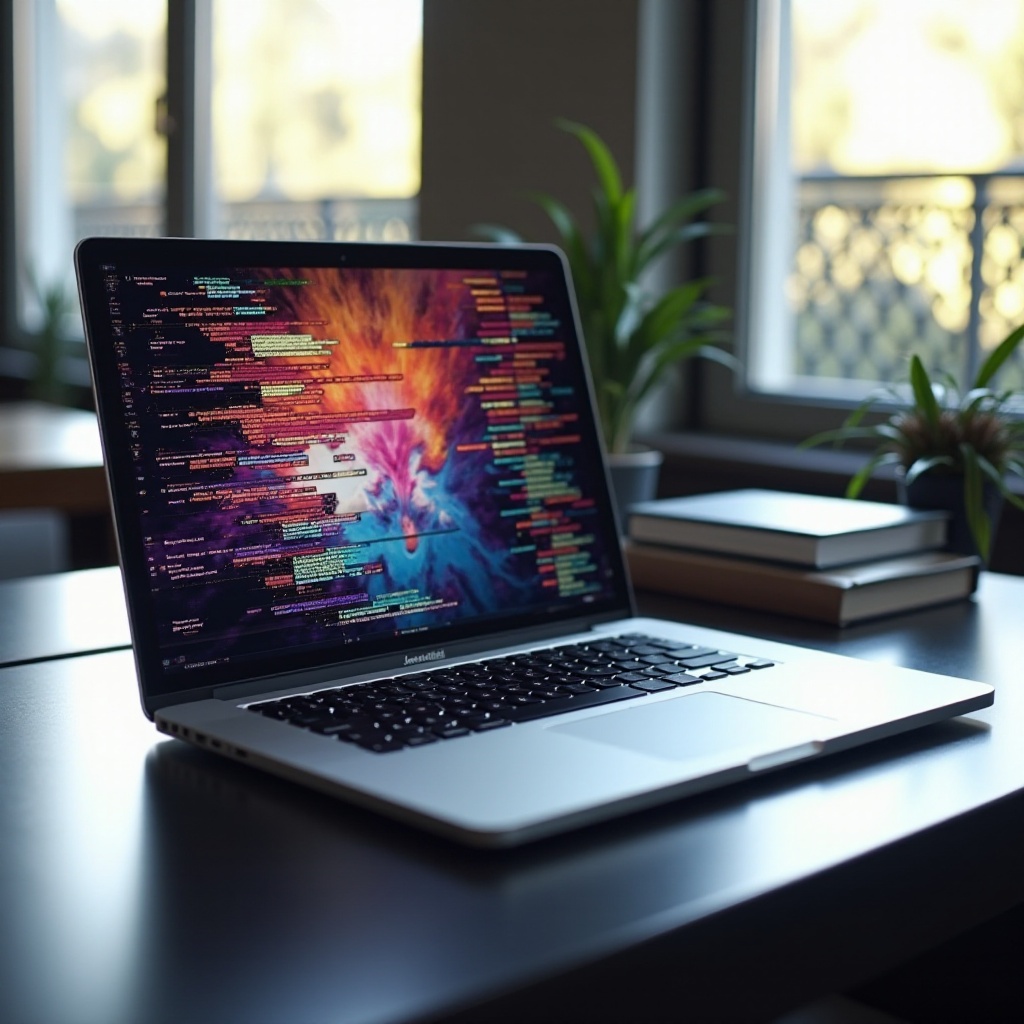 macbook pro distorted screen