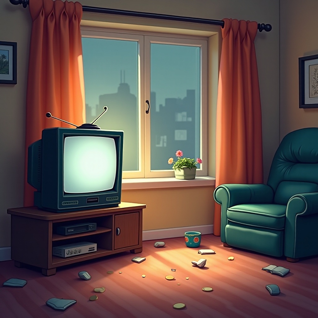 починить сломанный телевизор