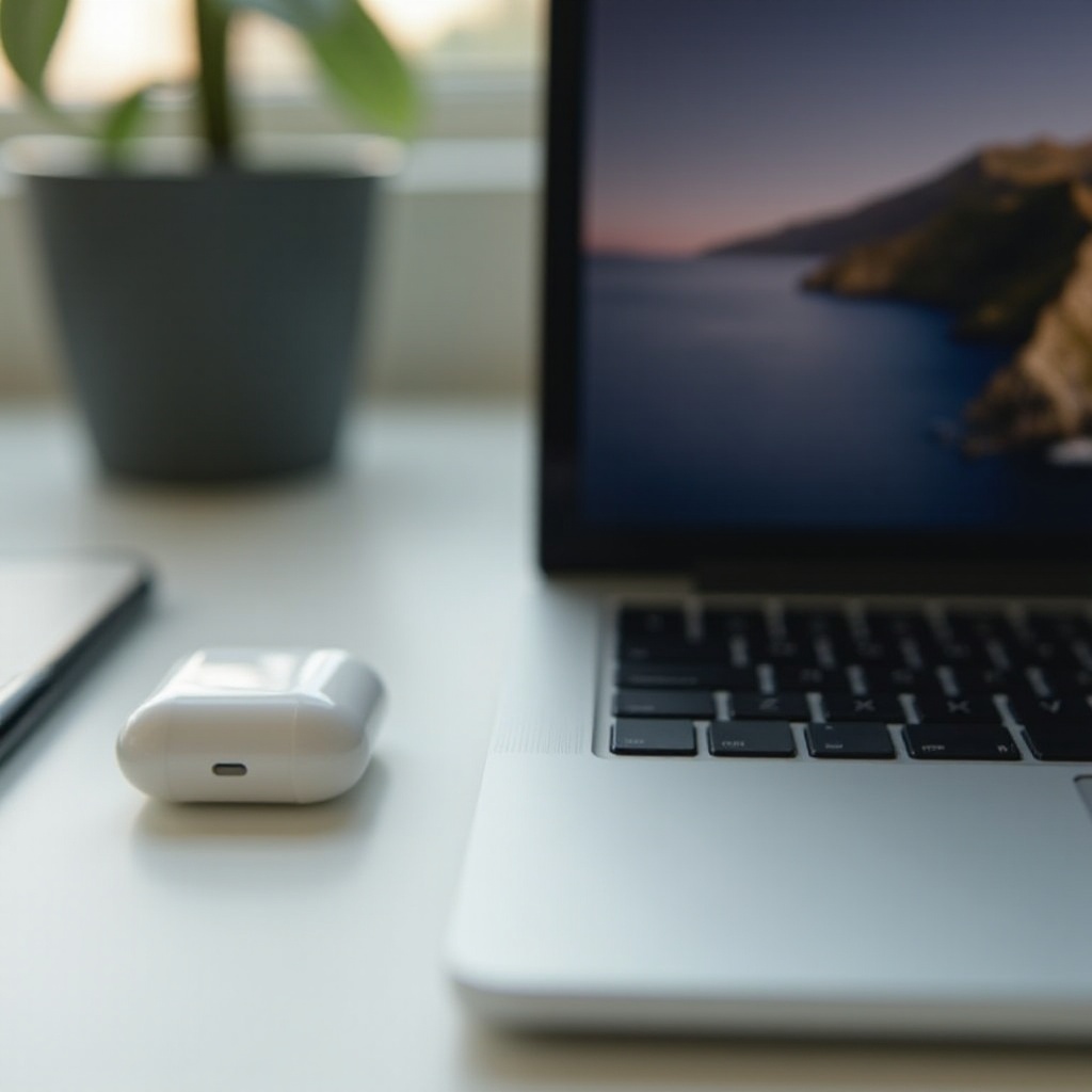 كيفية توصيل AirPods بجهاز MacBook