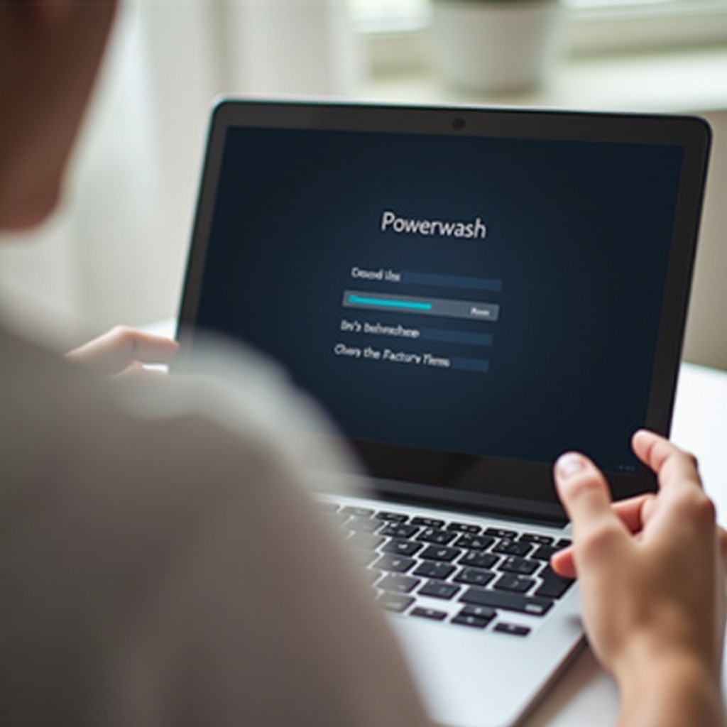 Va reseta un powerwash pe Chromebookul meu memoria RAM