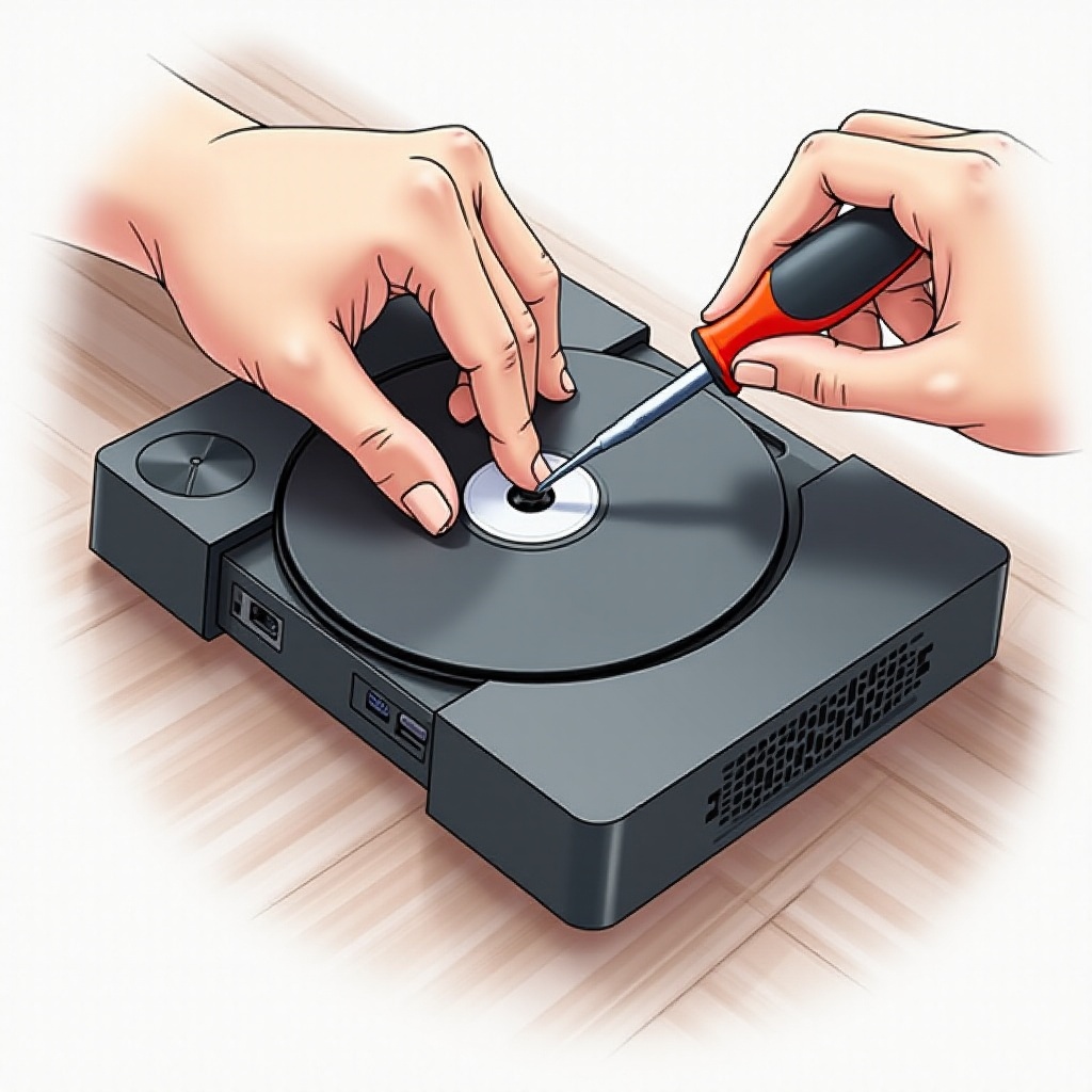 disc stuck in ps4