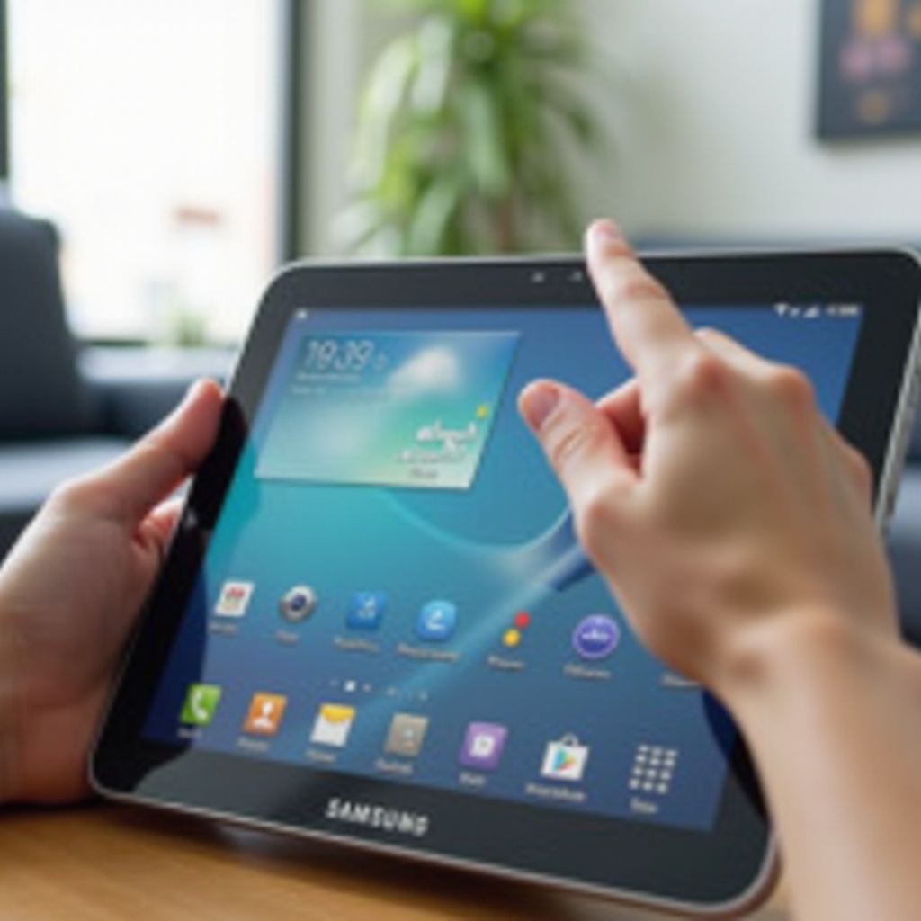 samsung galaxy tablet rotate screen