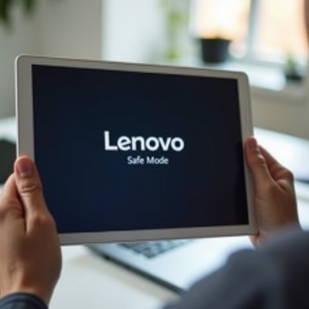 таблет Lenovo в безопасен режим