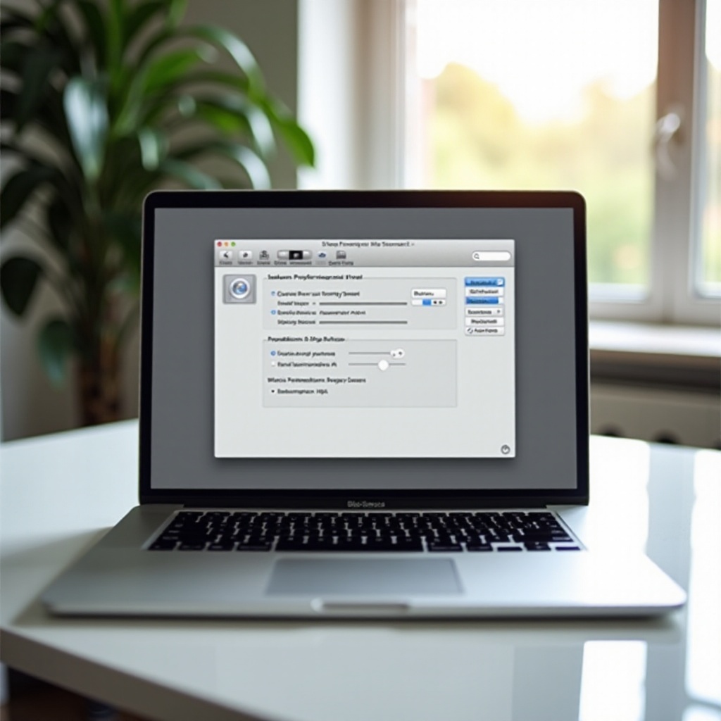 къде е настройката за пестене на енергия на MacBook Pro
