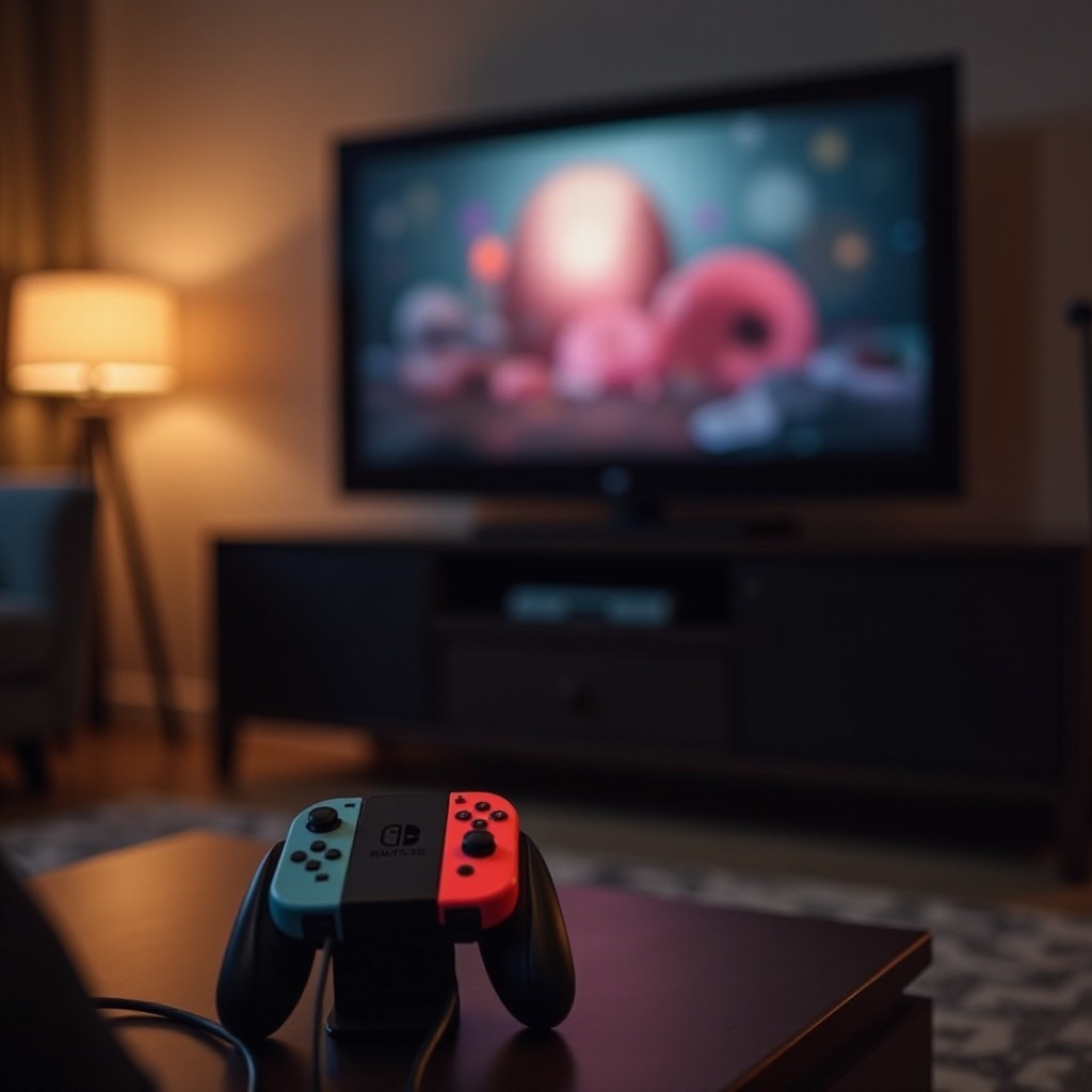 nintendo switch priključen na televizor