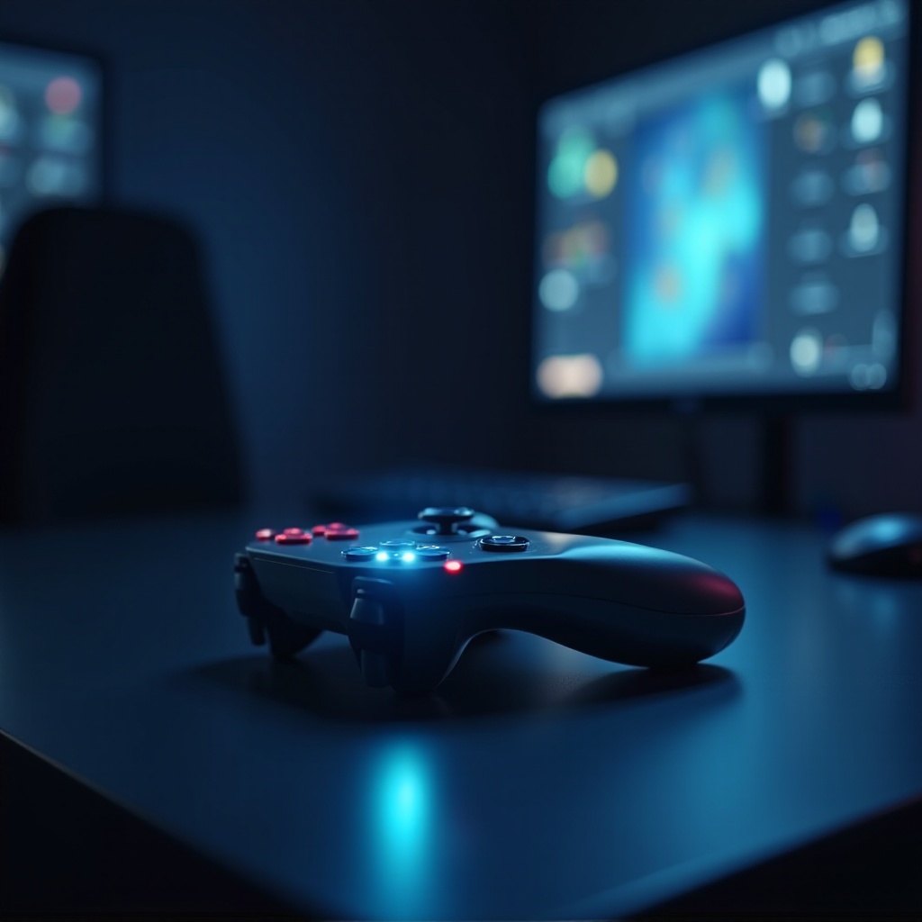 контролерът wii мига